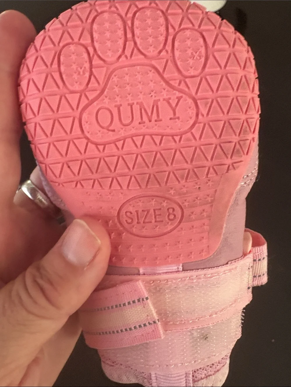 Pink large dog Pet Shoe Covers - Pack